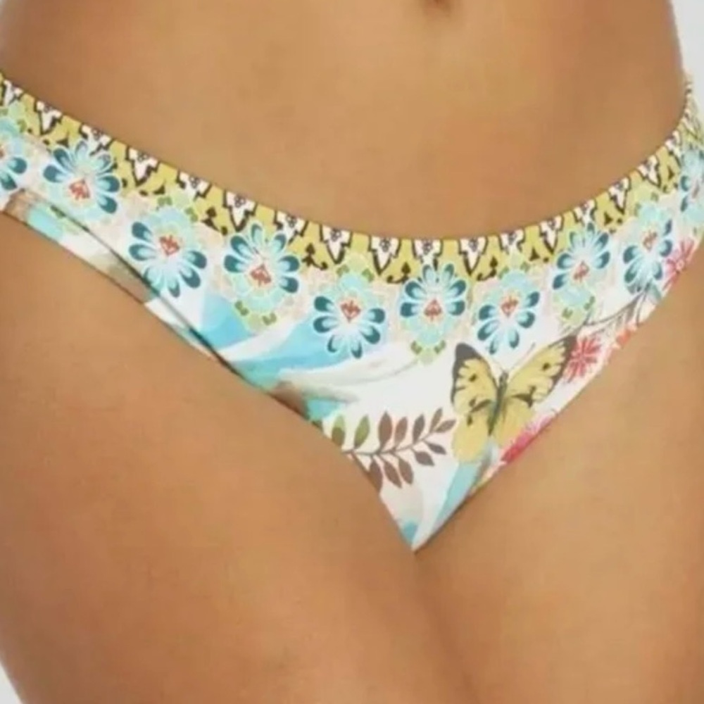 Johnny Was Dreamer‎ Hipster Swim Bottoms Small Multicolor NWOT